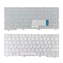 Spanish Letter Layout Keyboard for Lenovo Ideapad 100S-11IBY White Color