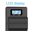 Lp-E6 Battery Charger Lcd Dual Charger For Eos 5Ds R 5D Mark Ii 5D Mark Iii Z2Q7