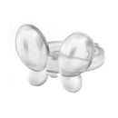 50pcs/set Butterfly Nail Polish Display False Nails Ring Tool (Transparent)