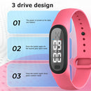 Q2 Ultrasonic Mosquito Repellent Watch Anti Pest Bug Drive Bracelet (Pink) A