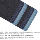 18pcs Iron-on Denim Cotton Patch Clothes Jeans Repair Elbow Knee Back Patch