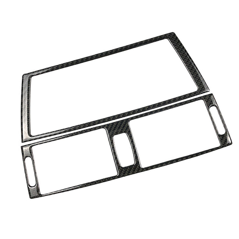 Carbon Fiber Car Central Control Panel Cover for BMW e70 e71 X5 X6 2008-2013.