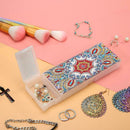 DIY Mandala Special Shaped Diamond Painting 2 Grids Stationery Storage Box