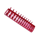Socket Organizer Rail for Tabletop Drawer Office Time Saving Red Plastic New