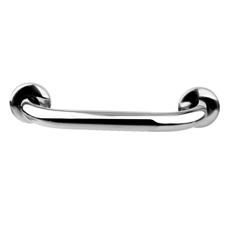 Stainless Steel Bath Grab Bar Heavy Duty Wall Grip Handle Towel Rail - 300mm