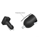 Universal 5in1 3A Car Charger DC 5V Dual USB Car Phone Charger(White)