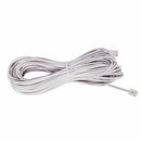 Flexible RJ11 6P2C Telephone Extension Cable 19M White Y4K7