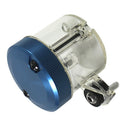 Blue Universal Aluminum Clutch Fuel Gas Oil Cylinder Tank Cup Bottle Scooter