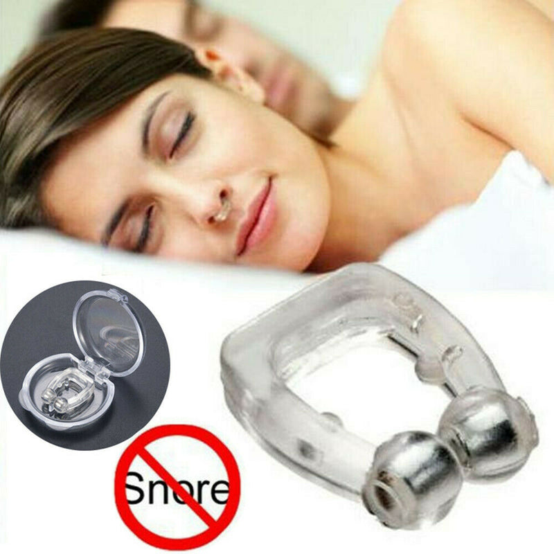 Clipple Silicone Magnetic Anti Snore Stop Snoring Nose Clip Sleep Sleeping Aid