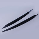 2PCS Black Head Light Brow Eyelid Cover Trim Fit for VW Golf MK7 GTI 13-18