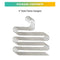 4PCS  Pants Hanger Rack S-type 5 Layers Clothes Belt Hanger Space Saving Sto Gw
