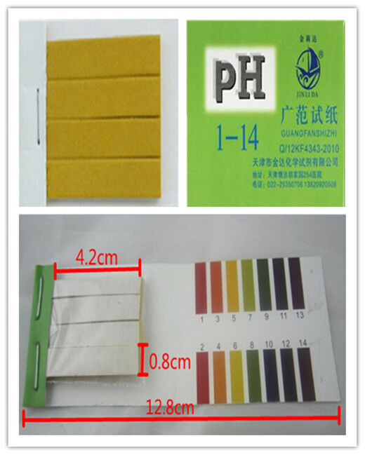 160 Litmus Paper Test Strips Alkaline Acid pH Indicator