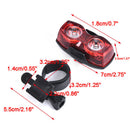 2LED Bright Cycling Bicycle Bike Safe Rear Tail Flashing Back Light Warning L BX