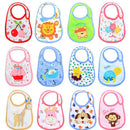 5Pcs Baby Bibs Children Cartoon Waterproof Burp Cloth Feeding Saliva Bibs LJ
