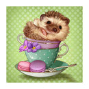 5D DIY Full Drill Diamond Painting Dog Cup Cross Stitch Embroidery Mosaic