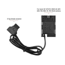 D-Tap To Lp-E6 Fully Decoded Dummy Battery Adapter with Reverse Polarity Pr T4T3