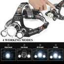 1PC Waterproof 3X T6 LED Headlamp Headlight Flashlight Head Torch 18650 Camp ME