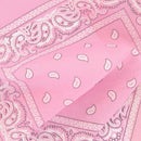 Set of 3 bandanas Paisley Man and Woman 57 x 57 cm White + light gray + pin