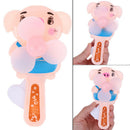 1Pc Lovely pig portable mini fan hand press cooling fan kids toys gifts JC,a