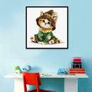 Cute Cat Cartoon 5D Diamond Painting Embroidery DIY Cross Stitch Home Decor