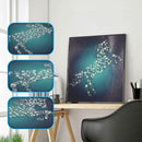 5D DIY Fluorescent Diamond Painting Horse Animal Cross Stitch Embroidery