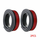 2Pcs Car Wheel Arch Trim Fender Flare Wheel Eyebrow Protector Stick Rubber Strip