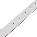 Adjustable PU leather Red Leopard collar for dogs cats size XS