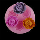 3DRose Flower Silicone Fondant Mold Cake Decors Chocolate Sugarcraft Baking`MoTO