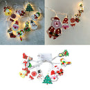 Snowman Christmas Tree LED String Lights Garland Christmas Ornaments Fairy Light