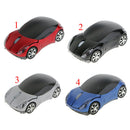 2.4GHz Wireless Mouse Mice Car Shape USB Receiver for Laptop Notebook Red