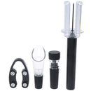 4 Pcs Red Wine Opener Bottle Opener Corkscrews With Vacuum Stopper Wine Pou BX