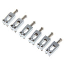 6pcs Tremolo Fixed Bridge Saddles with Wrench for Strat Electric Guitar Parts