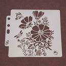 Flowers Coffee Stencils Cake Baking Templates DIY Scrapbooking Craft Decor