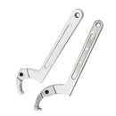 2xAdjustable Hook Wrench C Spanner Tool Chrome Key Hand Tools For Nuts Bolts