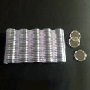 100PCS 40mm Applied Clear Round Cases Coin Storage Capsules Holder Plastic Box
