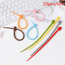 10pcs Bag Ties Cable Zip Tie Twist Multi-use Bag Clip Bread Tie Food Sa- OZ