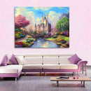 DIY 5D Rainbow Castle Diamond Painting Craft Cross Stitch Embroidery Home D