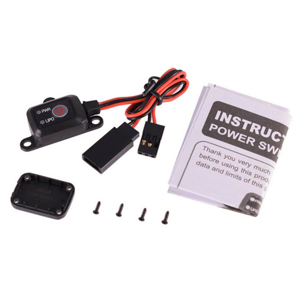 Easy Install Power Switch SK-600054-02 MCU Controlled Durable Accessories RC Car
