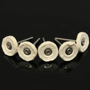 10Pcs 25mm Round Polishing Wheel Cloth Felt Polishers Pad Pads for Tool