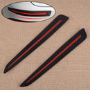 Universal Carbon Fiber Car Bumper Guard Soft Protector Strips Accessories
