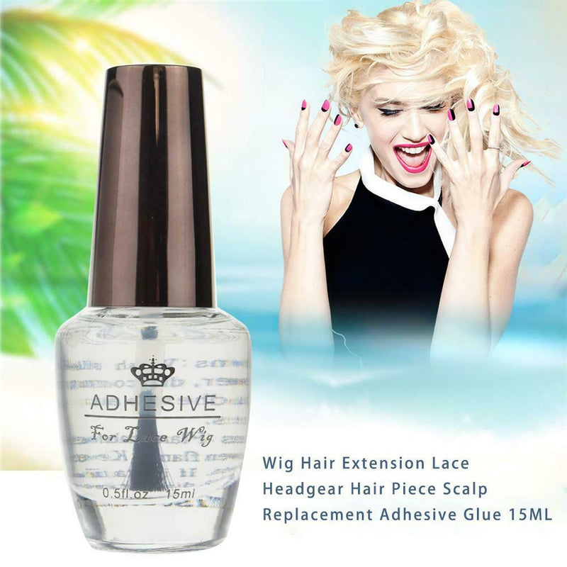 Salon Adhesive Bonding Glue DIY Lace Front Wig Hair Pieces Ultra Hold 15ML