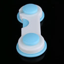 20pcs Set Door Drawers Wardrobe Todder Kids Baby Safety Plastic Lock Blue A