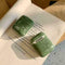 Suitable for AirPods case Luxury green marbled Bluetooth headset set l y