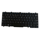 US Layout Replacement Laptop Keyboard Glossy Black Frame for Dell Latitude 3150