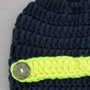 Newborn Baby Crochet Photo Props 3pcs Clothes Hat Bowtie Suspender Pants