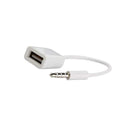 USB 2.0 female to 3.5mm male Stereo AUX Audio Jack Headphone Converter Cable