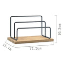 New Desktop Finishing Bookshelf Desktop Classification Storage Bookends Ret