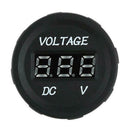 Automobile Motorcycle DC 12V to 24V LED Digital Voltmeter Bule Led