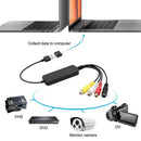USB2.0 VHS To DVD Live Streaming Digitizes Audio Mini Video Capture Card For PC