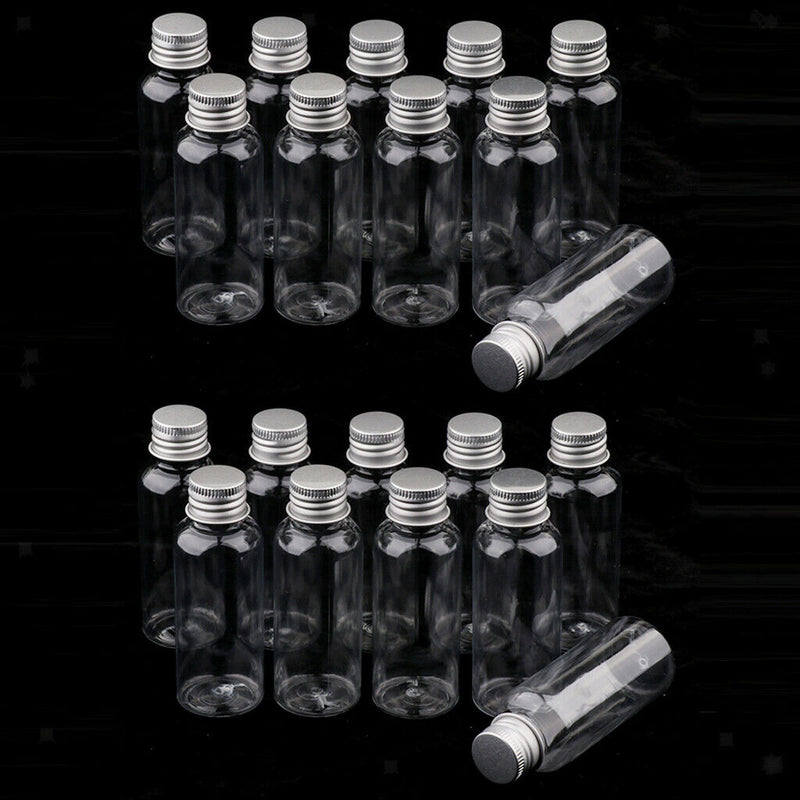 Pack of 20 Lab Supplies Liquid Sample Plastic Bottles - Collection Vials - 50ml